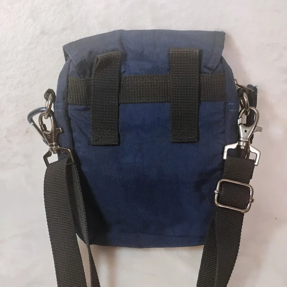 Princess Cruises Navy Blue Nylon Crossbody Travel Bag Utility Pouch Nautical W